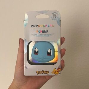 Pokemon Squirtle Pop Socket - Phone Grip with Expanding Kickstand- NIB